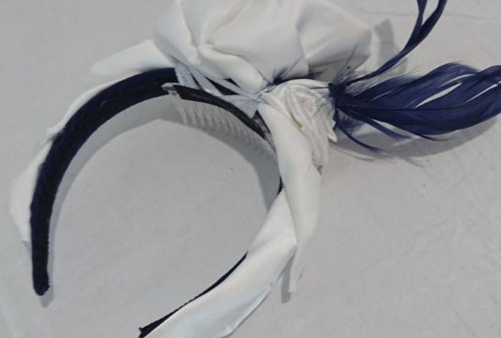 White Fascinators: Bridal, Race Day and Engagement Styling with White Rosy