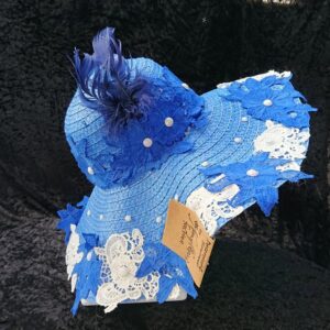 Blue Lace Women Hat