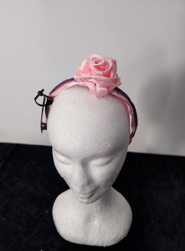 Blush Pink Rose Women Headband view 2