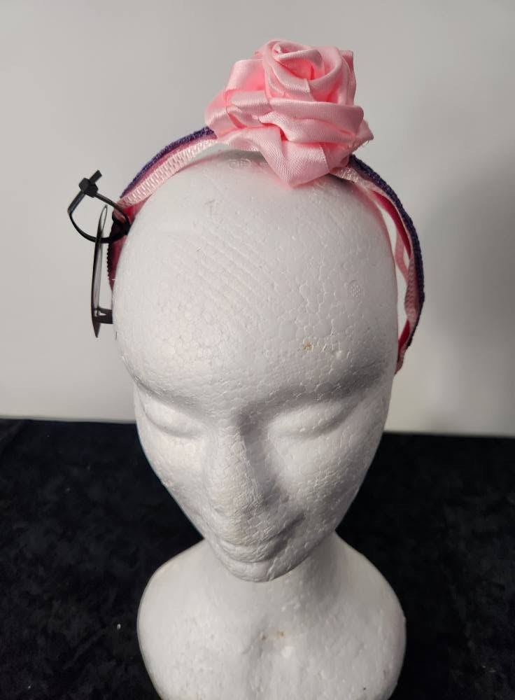 Blush Pink Rose Women Headband view 3