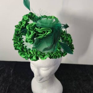 Emerald Ruffle Women Headpiece
