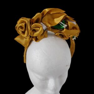Golden Rosette Women Headband