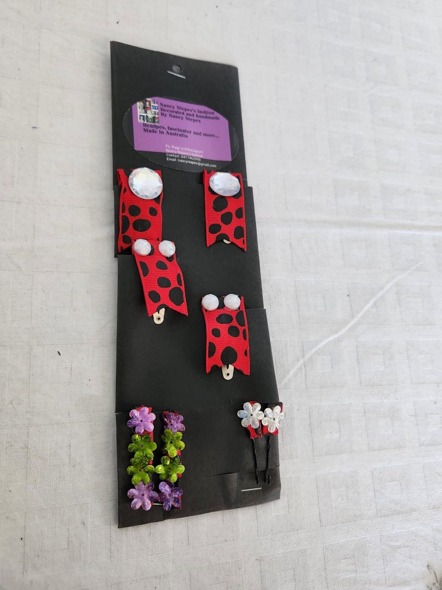 Ladybug Kids Hair Clips Set