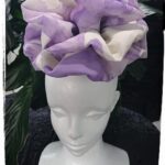 Lilac Cream Ruffle Women Headband