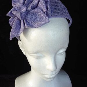Lilac Satin Knot Women Headband