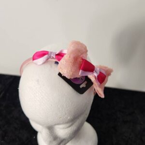 Pink Feather Bow Women Fascinator