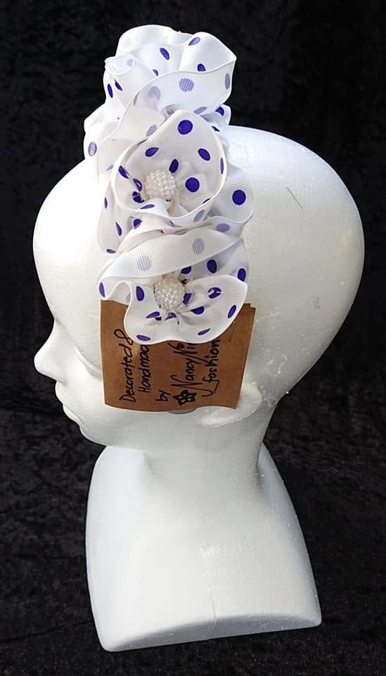 Polka Dot Bow Women Headband view 2