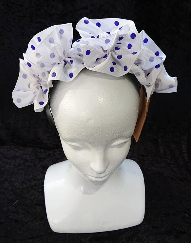 Polka Dot Bow Women Headband view 3