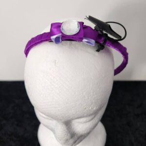 Purple Band Black Bloom Women Headband
