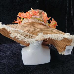 Straw Peach Blossom Women Hat
